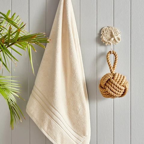 Nautica Home Ocean 100% Turkish Cotton Bath Towel, 70cmx140cm, Pearl