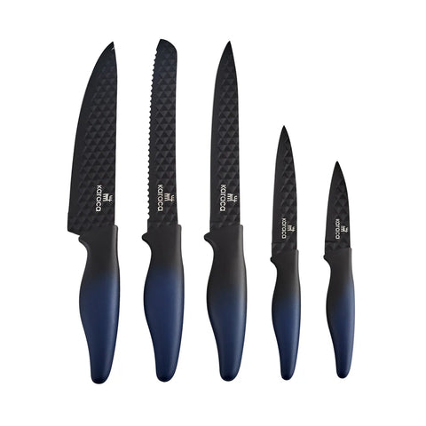 Karaca Theia 5 Piece Knife Set, Blue