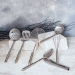 Karaca Hepsi 7 Piece Stainless Steel Kitchen Utensil Set, Silver