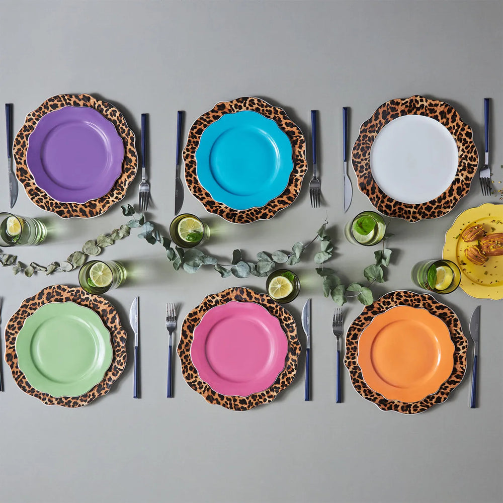 Karaca Mix Leo 12-Piece Porcelain Dinner Set for 6 People, Multi