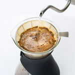 Karaca Brewy Glass Coffee Dripper, 700ml, Black