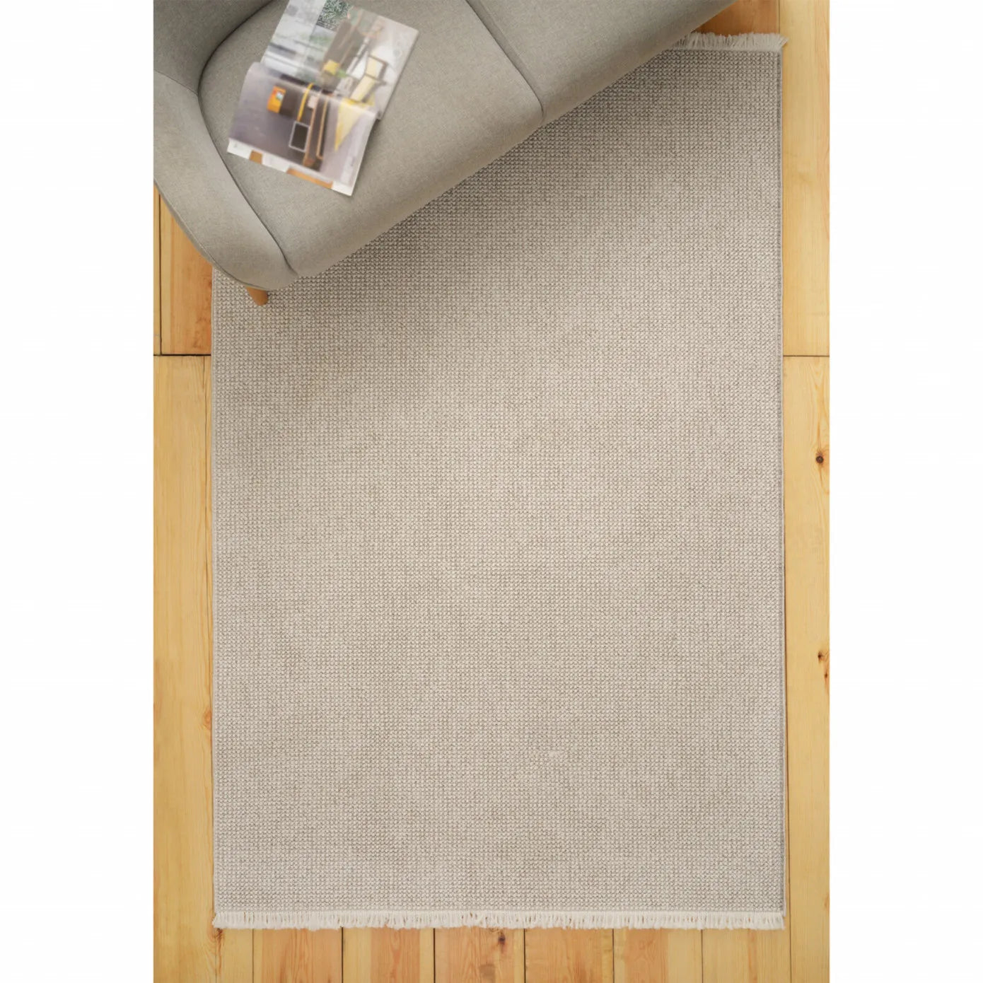 Kasmir Rugs 724 Scandinavian Premium Linda Rug, 120cmx180cm, Beige – Karaca