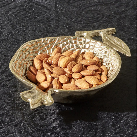 Karaca Home Pomegranate Decorative Plate, 20cm, Gold