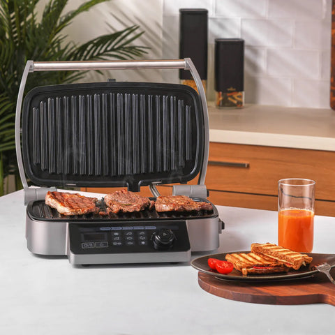 Karaca Multigrill Grill and Sandwich Toaster, 9 Automatic Settings, Si