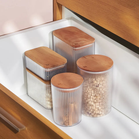 Karaca Massimo Storage Container, 1L, Transparent Brown