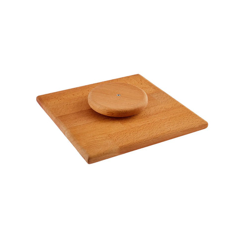 Karaca Urbanwood Wooden Square Serving Board, 260mmx260mm, Wood