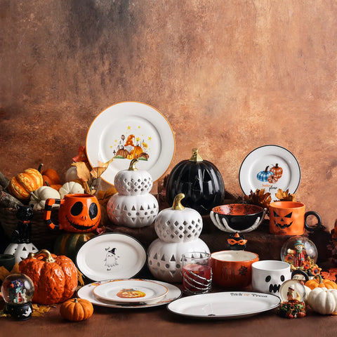Halloween dinner plates clearance