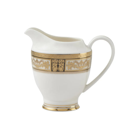 Weimar Friederike Of Hesse-Darmstadt 15 Piece Fine Bone Tea Set, White Gold