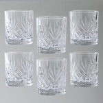 Rcr Melodia 6-Piece Crystal Glass Small Water Glass Set, 80ml, Clear