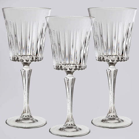 RCR Crystal Red Wine Glasses Set Of 6 – 298ml (10oz), Italian Lead-Free Crystal, Dishwasher Safe