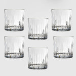 Rcr Timeless 6-Piece Whisky Glass Set, 310ml, Clear