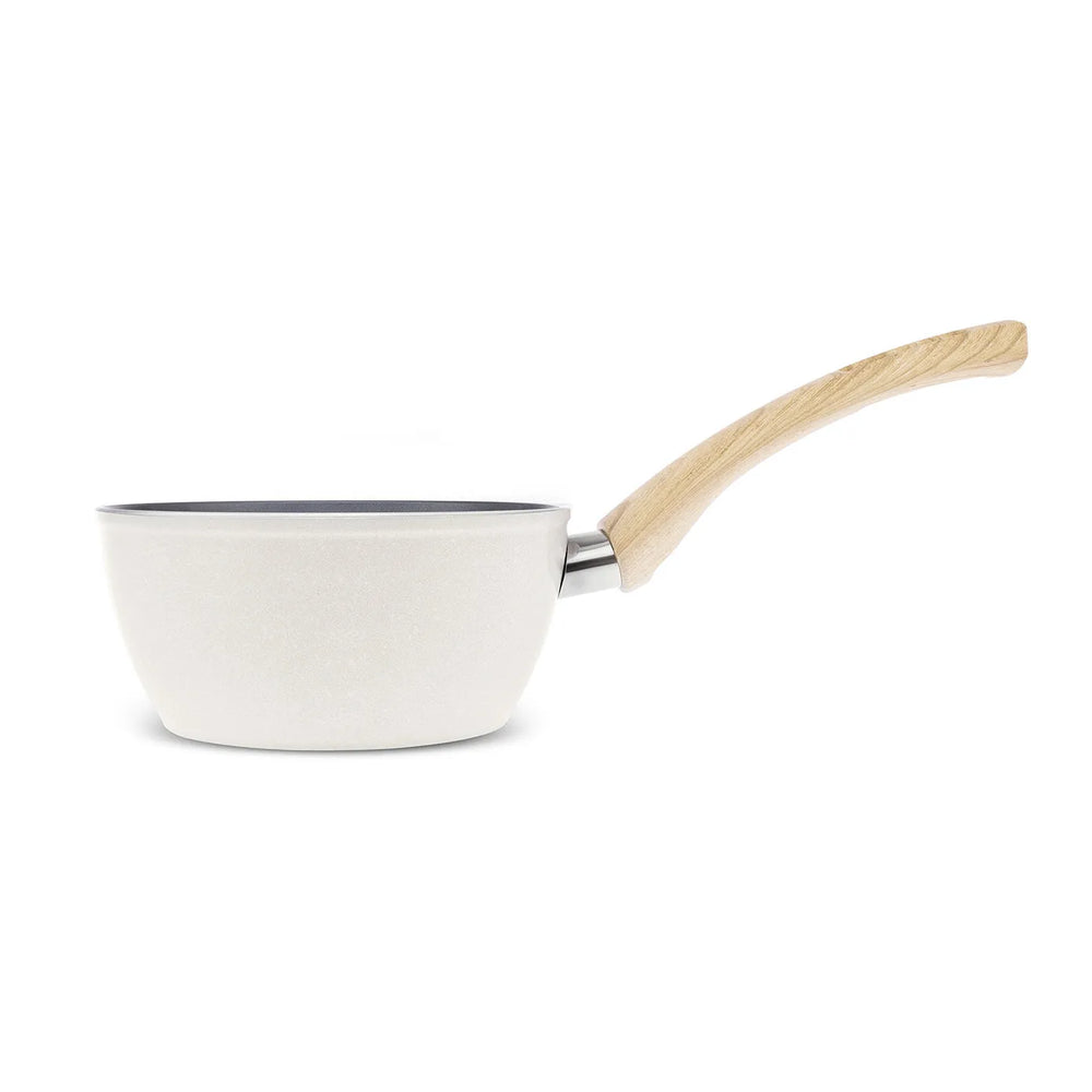 Karaca Swiss Crystal Non-Stick Induction Saucepan, 14cm, Creamy