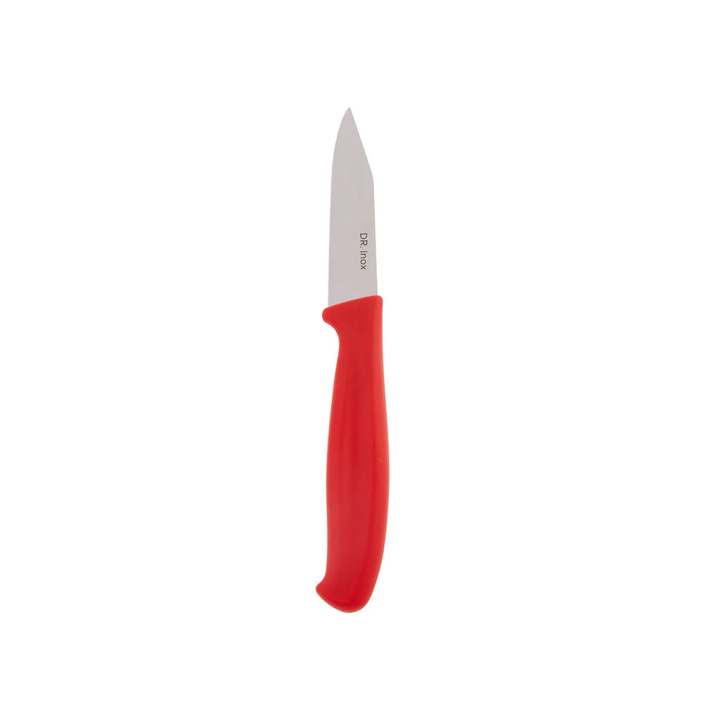 Dr.Inox Stainless Steel Carving Knife, Red
