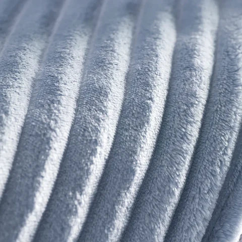 Karaca Ruby Stripe Wellsoft TV Blanket, Single, 130x150cm, Blue