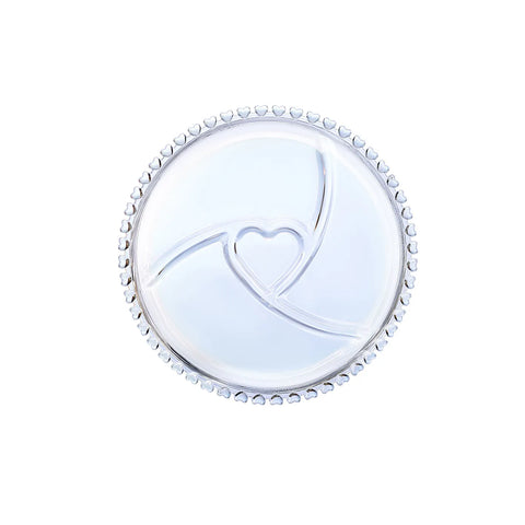 Karaca Rory Glass Serving Dish, 23cm, Transparent