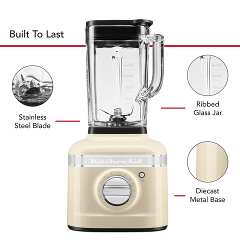 KitchenAid Artisan Blender, 1.4L Bottle, 1200W, Almond Cream