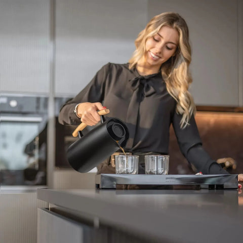 Guzzini Icons Thermal Pitcher, 1L, Black