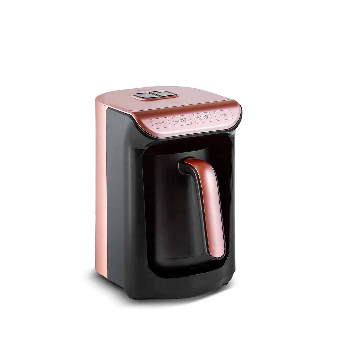 Karaca Hatu0131r Ku00f6z Steel Steel Coffee Pot Turkish Coffee Machine 5 Cup Capacity Bronze