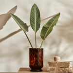 Karaca Patterned Glass Vase, Large, Multi