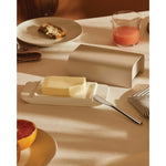 Alessi Mattina Butter Dish, 21cmx10cmx7cm, Warm Grey