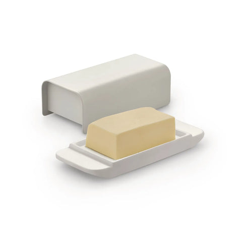 Alessi Mattina Butter Dish, 21cmx10cmx7cm, Warm Grey 