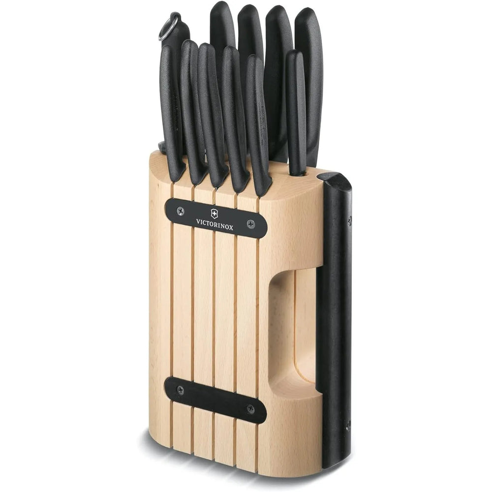 Victorinox Swiss Classic 11-Piece Knife Block Set, Black