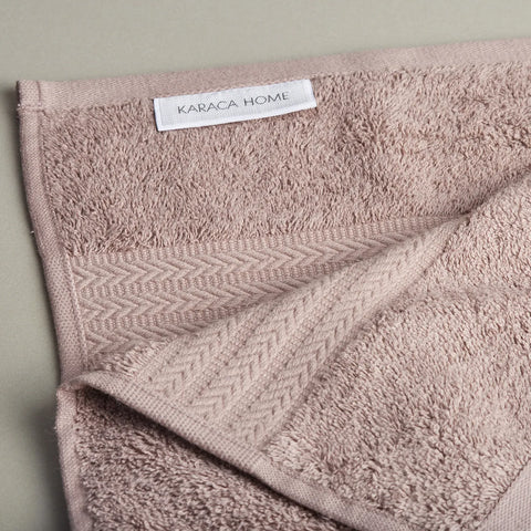Karaca Home Charm Exclusive 100% Turkish Cotton Face Towel, 50cmx90cm, Plum