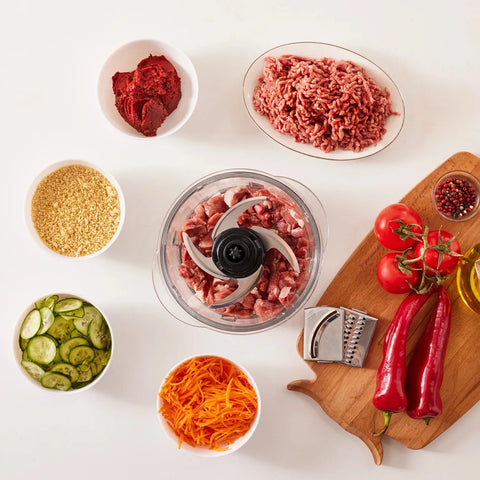 Karaca Mastermaid Steel Glass Food Processor, 2500 W, Galaxy Grey