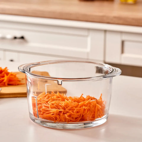 Karaca Mastermaid Steel Glass Food Processor, 2500 W, Galaxy Grey