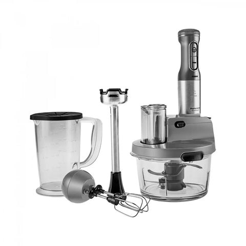Karaca Mastermaid Steel Glass Food Processor, 2500 W, Galaxy Grey