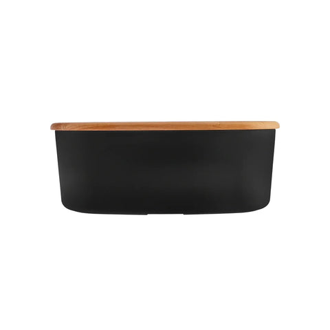 Karaca Nef Melamine Bread Box, 14x32x19 cm, Black