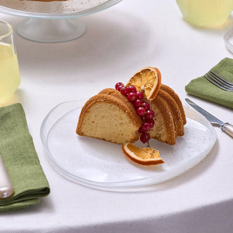 Karaca Jota 7-Piece Glass Serveware Set for 6 People, 21cm, Grey