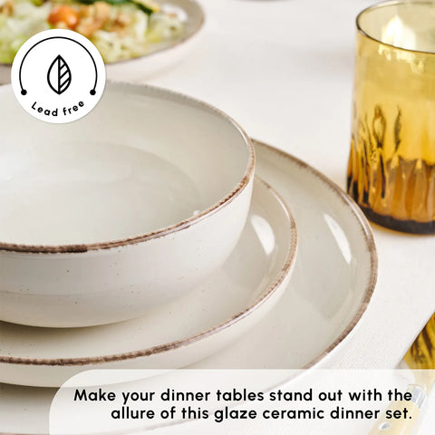 Scalloped 18-Piece Dinnerware Set for 6 People – Netherlands Scalloped 18-Piece Dinnerware Set for 6 People – Netherlands