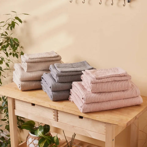 Karaca Home Rachel Supreme 100% Turkish Cotton Towel Set, Beige
