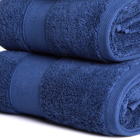 Karaca Home Joey Egyptian Cotton Towel Set, Navy