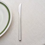 Karaca Bead Dessert Knife, Silver