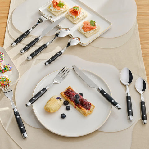 KARACA ALİNA 24-PIECE 6 PEOPLE, BLACK01