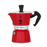 Bialetti Moka Coffee Maker, 3 Cups, Red