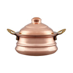 Karaca Alacahöyük Copper Stockpot with Lid, 8cm, Copper