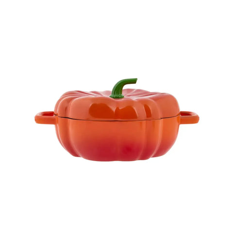 Karaca Pumpkin 2-Piece Biogranite Stockpot, 24cm, Orange