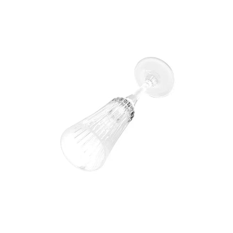 Rcr Timeless 6-Piece Champagne Flute Glass Set, 210ml, White