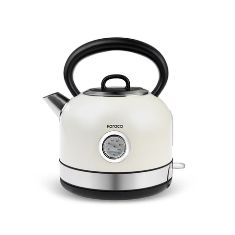 Karaca Retro 2202 Kettle, 2200W, 1,7L, Cream