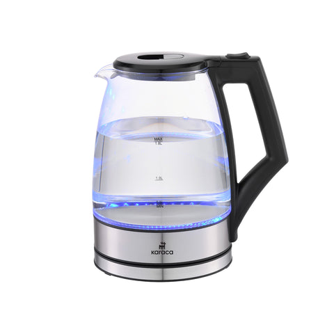 Karaca Glacia Glass Kettle, 2200W, 1,8L, Clear