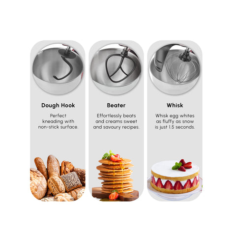 Karaca Mastermaid Chef Ultra Digital Stand Mixer, 7L, 2000W, Starlight