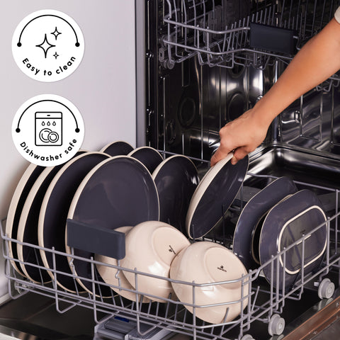 Karaca Terra 36-Piece Dinner Set for 8 People, Anthratice