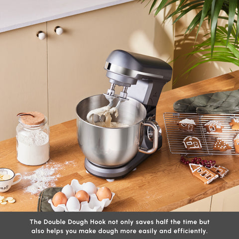 Karaca Blendburst Stand Mixer, 5.7L, 1400W, Grey