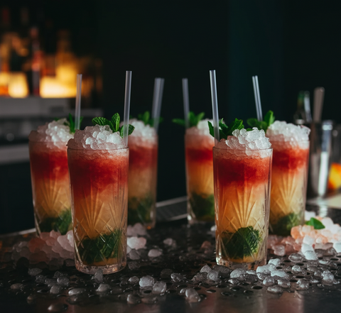 Rcr Melodia 6-Piece Highball Glass Set, 360ml, Clear