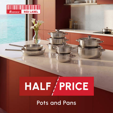 50% Off Pots and Pans at Checkout