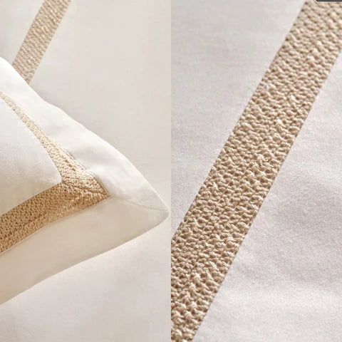 Karaca Home Bride Carina 8-Piece Bedding Set, Double, Gold