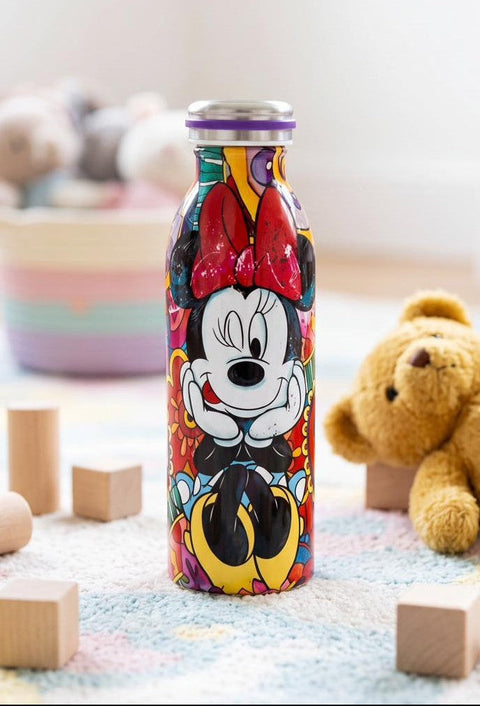 Egan Disney Forever Ever Minnie Stainless Steel Flask, 500ml, Multi